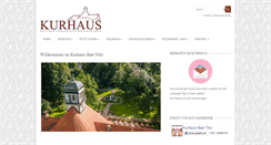 Desktop Screenshot of kurhaus-badtoelz.com