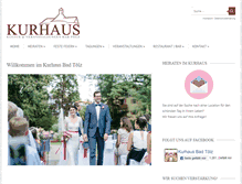 Tablet Screenshot of kurhaus-badtoelz.com